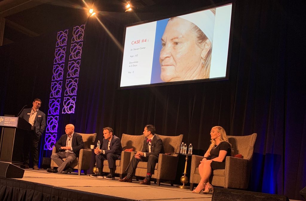 Dr. Steven Camp on a panel of expert presenters at a Sciton laser conference