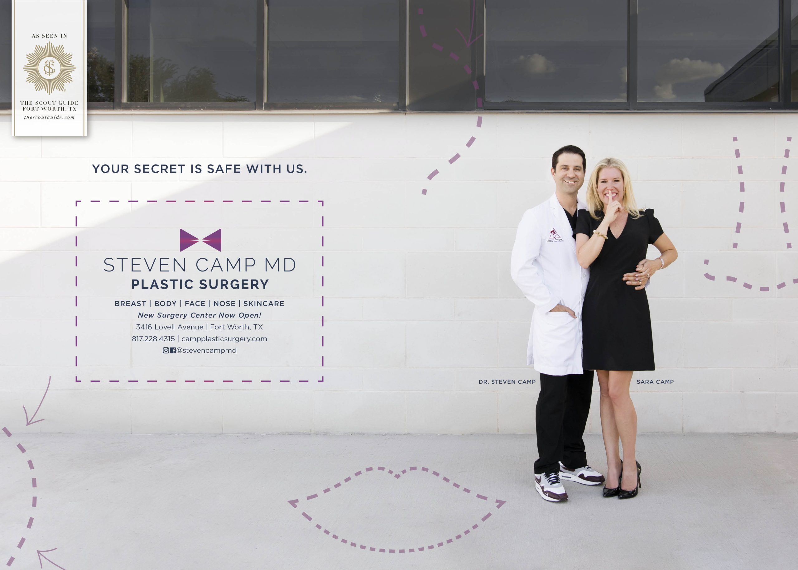 Dr. Steven and Sara Camp featured in the 2022 Scout Guide