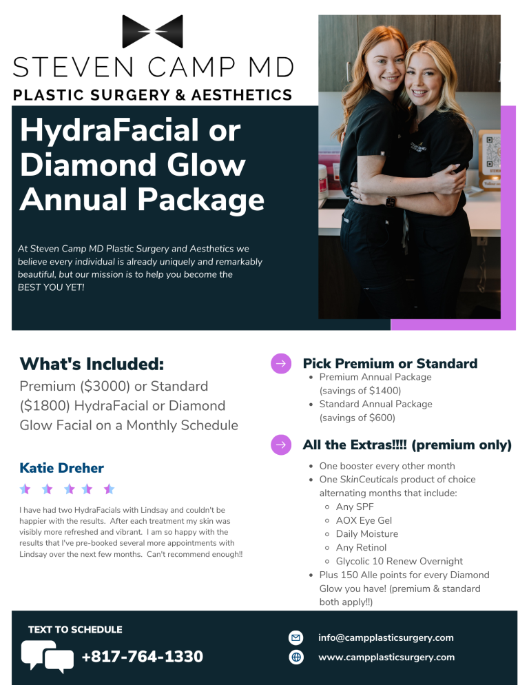 Dr Steven Camp Fort Worth Tx Hydrafacial® & DiamondGlow® Fort Worth & Arlington, TX | Dr. Steven Camp