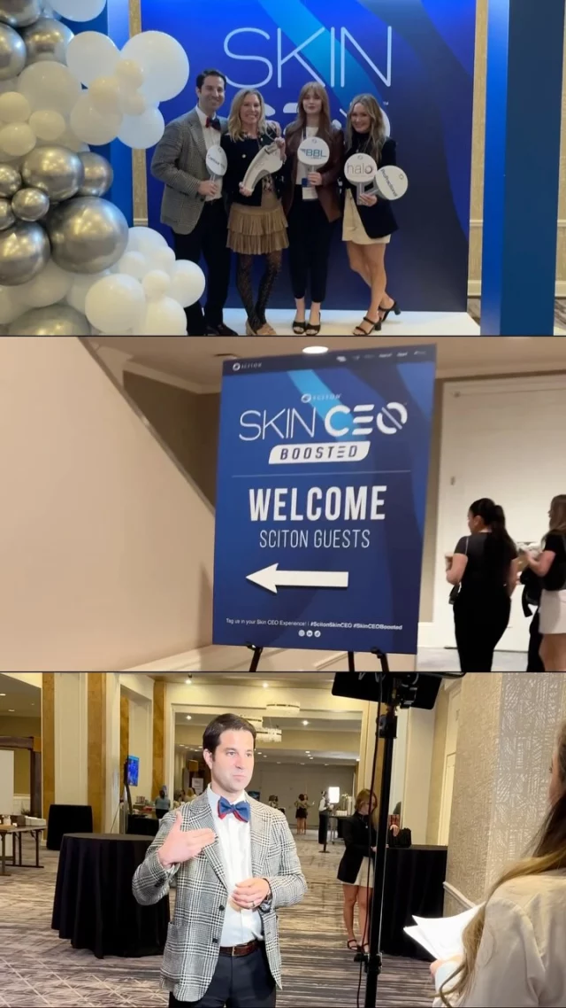 Sara and I had the honor of presenting at @sciton_inc Skin CEO in Dallas this past weekend, connecting with industry leaders and sharing knowledge on devices that changed our practice. We are so grateful for the opportunity and to be a part of the Sciton family.⚡️

#scitonlaser  #scitonskinceo #laser